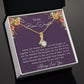 To My Bonus Daughter Necklace, Gift For Daughter, Step Daughter, Christmas Gift