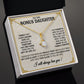 To my bonus daughter necklace