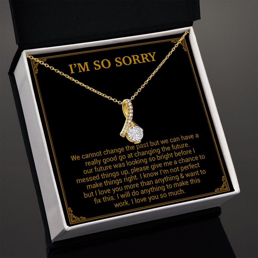 I'm Sorry Necklace Gifts, Apology Gifts For Her, Forgiveness Gift, Wife Gift