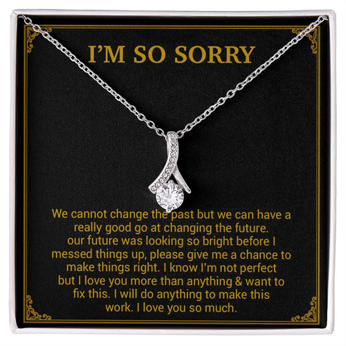 I'm Sorry Necklace Gifts, Apology Gifts For Her, Forgiveness Gift, Wife Gift