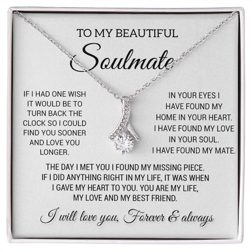 To My Beautiful Soulmate Necklace