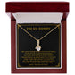I'm Sorry Necklace Gifts, Apology Gifts For Her, Forgiveness Gift, Wife Gift