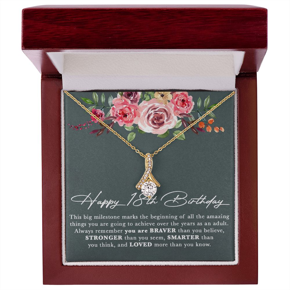 18th Birthday Gifts for Girls Necklace, 18 Year Old Birthday Gift, 18th Birthday