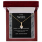 1 Year Anniversary Gift For Wife Necklace, Year Anniversary Gifts,1 Year Wedding