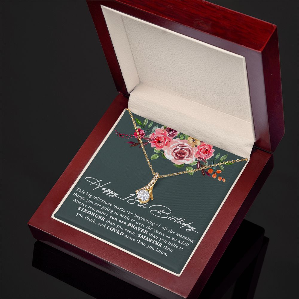 18th Birthday Gifts for Girls Necklace, 18 Year Old Birthday Gift, 18th Birthday