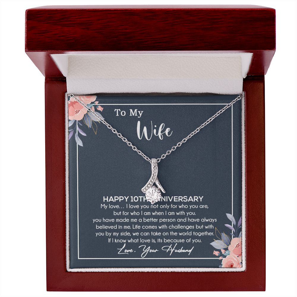 10th Anniversary Gift For Wife Necklace