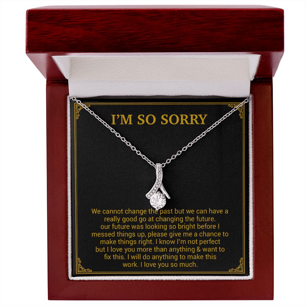 I'm Sorry Necklace Gifts, Apology Gifts For Her, Forgiveness Gift, Wife Gift