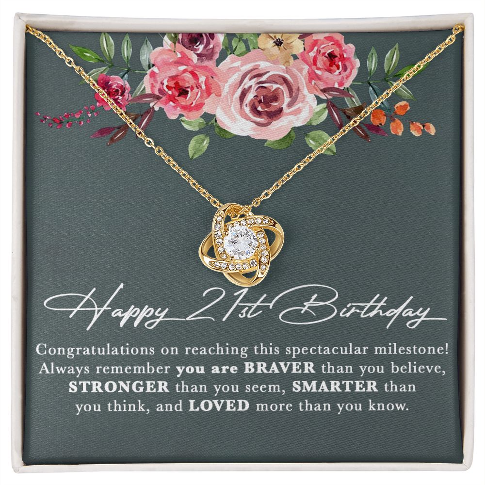 21st Birthday Gift For Her Necklace, Daughter 21st Birthday, 21st Birthday Gift