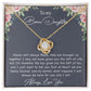 To My Bonus Daughter Necklace, Gift For Daughter, Birthday Graduation Christmas