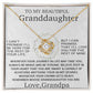 Granddaughter Necklace - Granddaughter Gifts From Grandpa Grandma