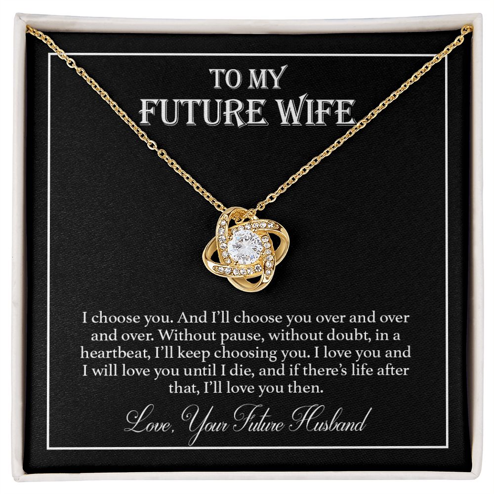 To My Future Wife Necklace, Engagement Gift for Future Wife, Birthday Gift