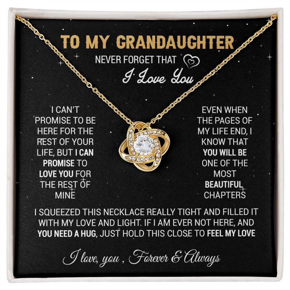 Granddaughter Necklace - Granddaughter Gifts From Grandpa Grandma