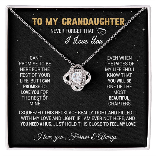 Granddaughter Necklace - Granddaughter Gifts From Grandpa Grandma