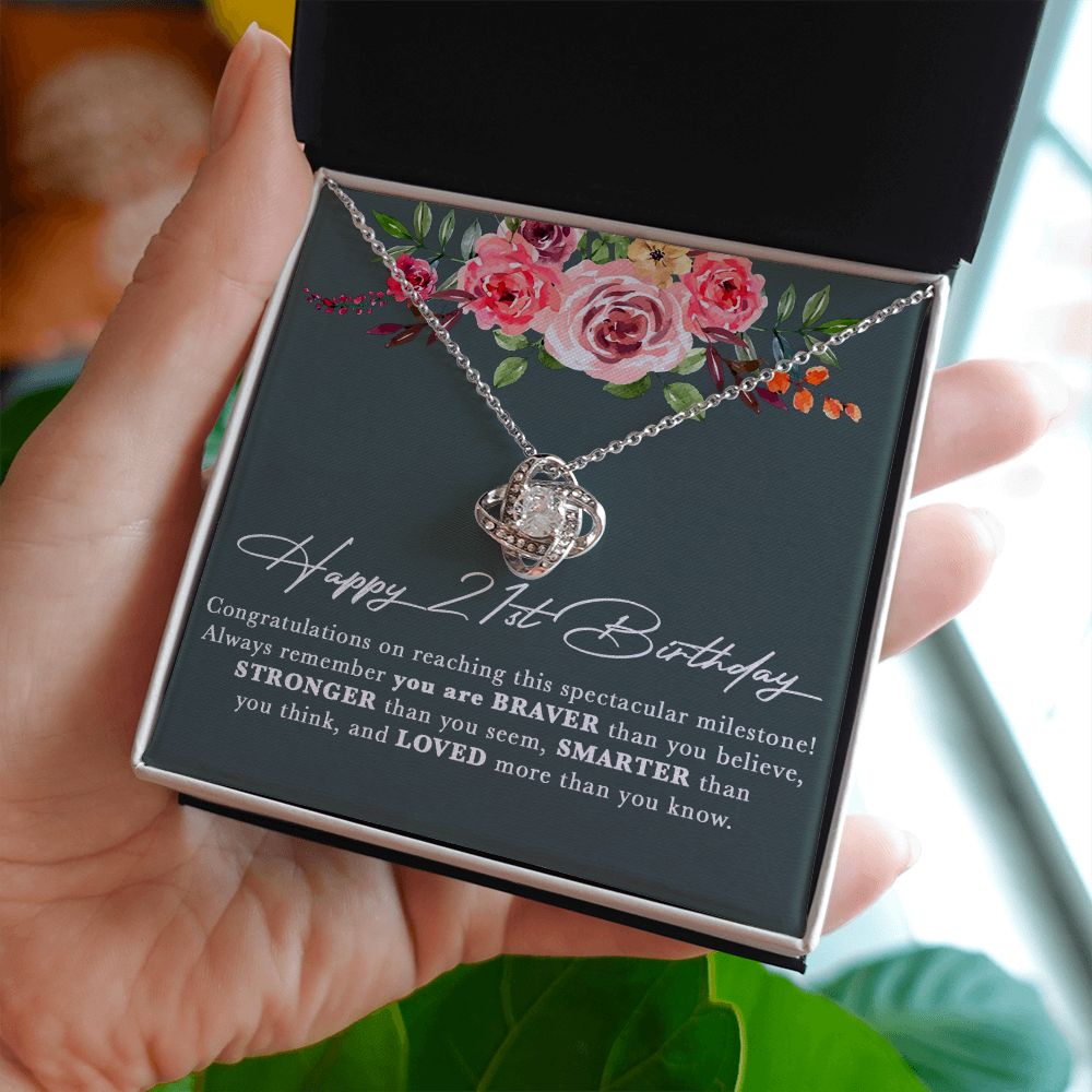 21st Birthday Gift For Her Necklace, Daughter 21st Birthday, 21st Birthday Gift