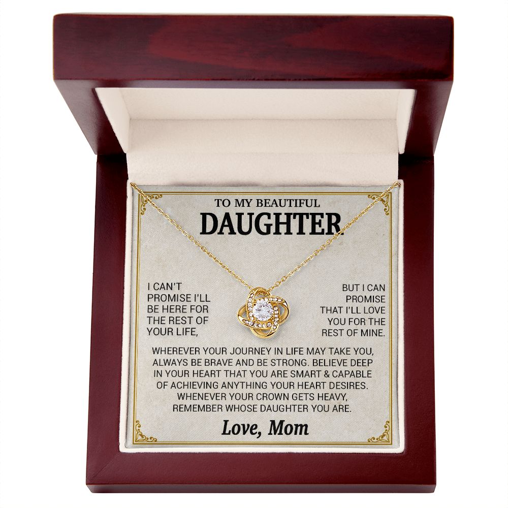 To My Daughter Necklace, Daughter Mother Necklace, Daughter Gift From Mom11
