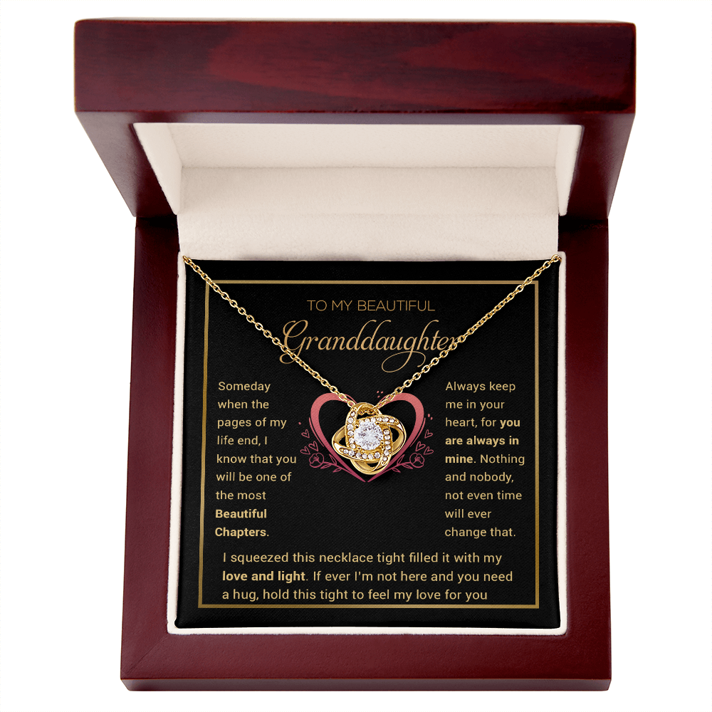 To My Granddaughter Necklace, Birthday Gift For Granddaughter, Birthday Gifts