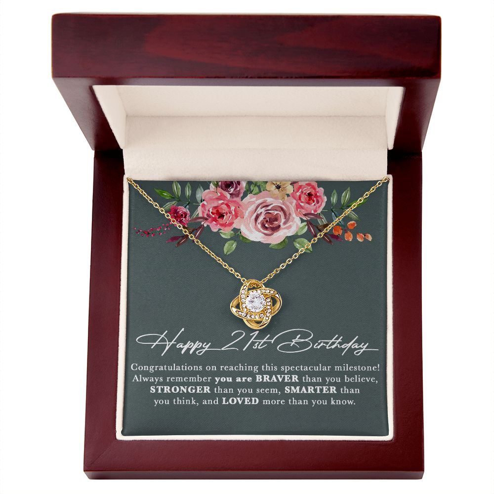 21st Birthday Gift For Her Necklace, Daughter 21st Birthday, 21st Birthday Gift