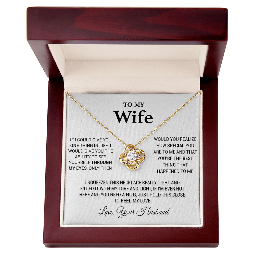 To My Wife Necklace, Wife Gift From Husband, Gift For Soulmate, Valentines Day
