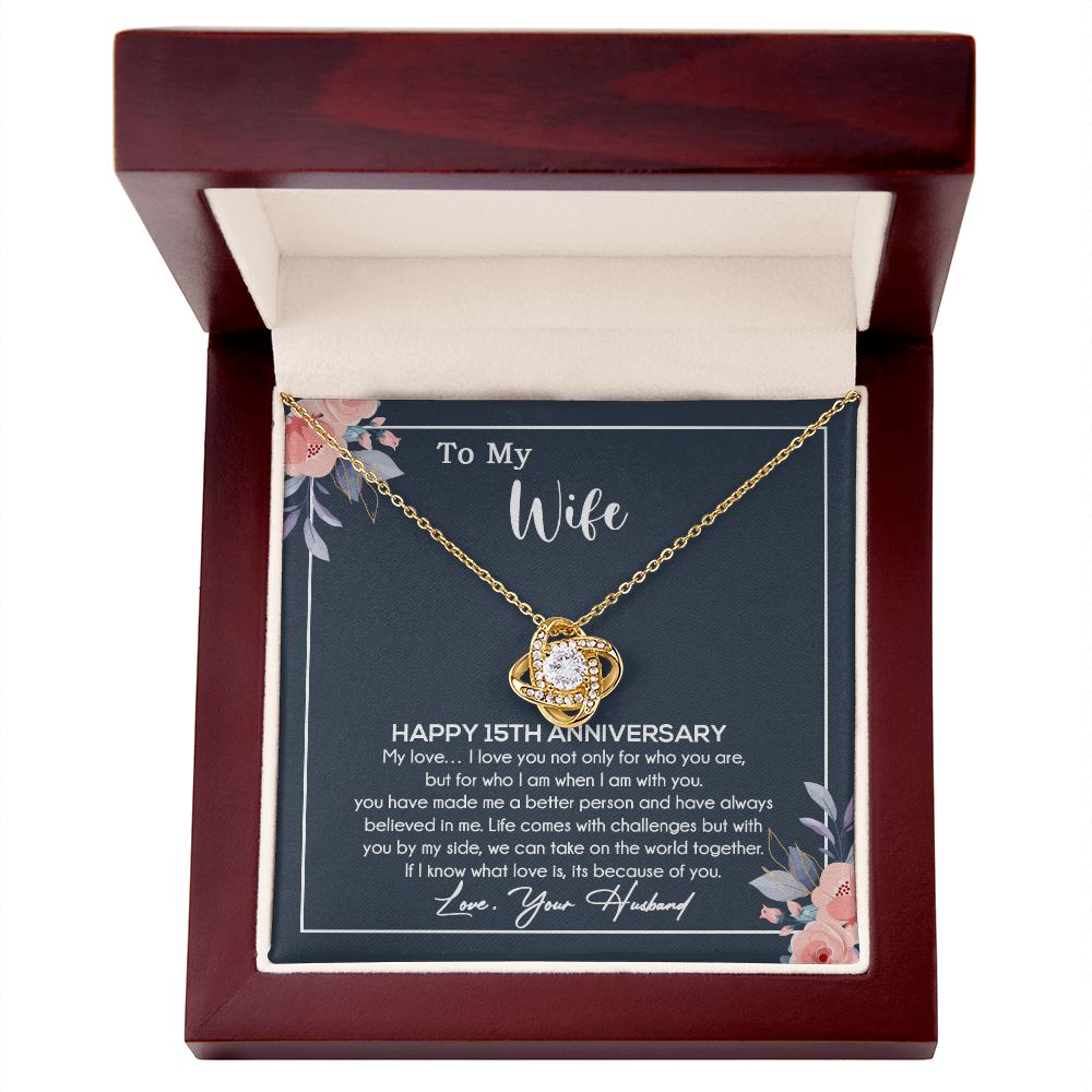 15th Anniversary Gift For Wife Necklace,15 Year Anniversary, 15th Wedding Gift