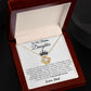 To My Badass Daughter Necklace From Dad, Badass Daughter Necklace Birthday Gift