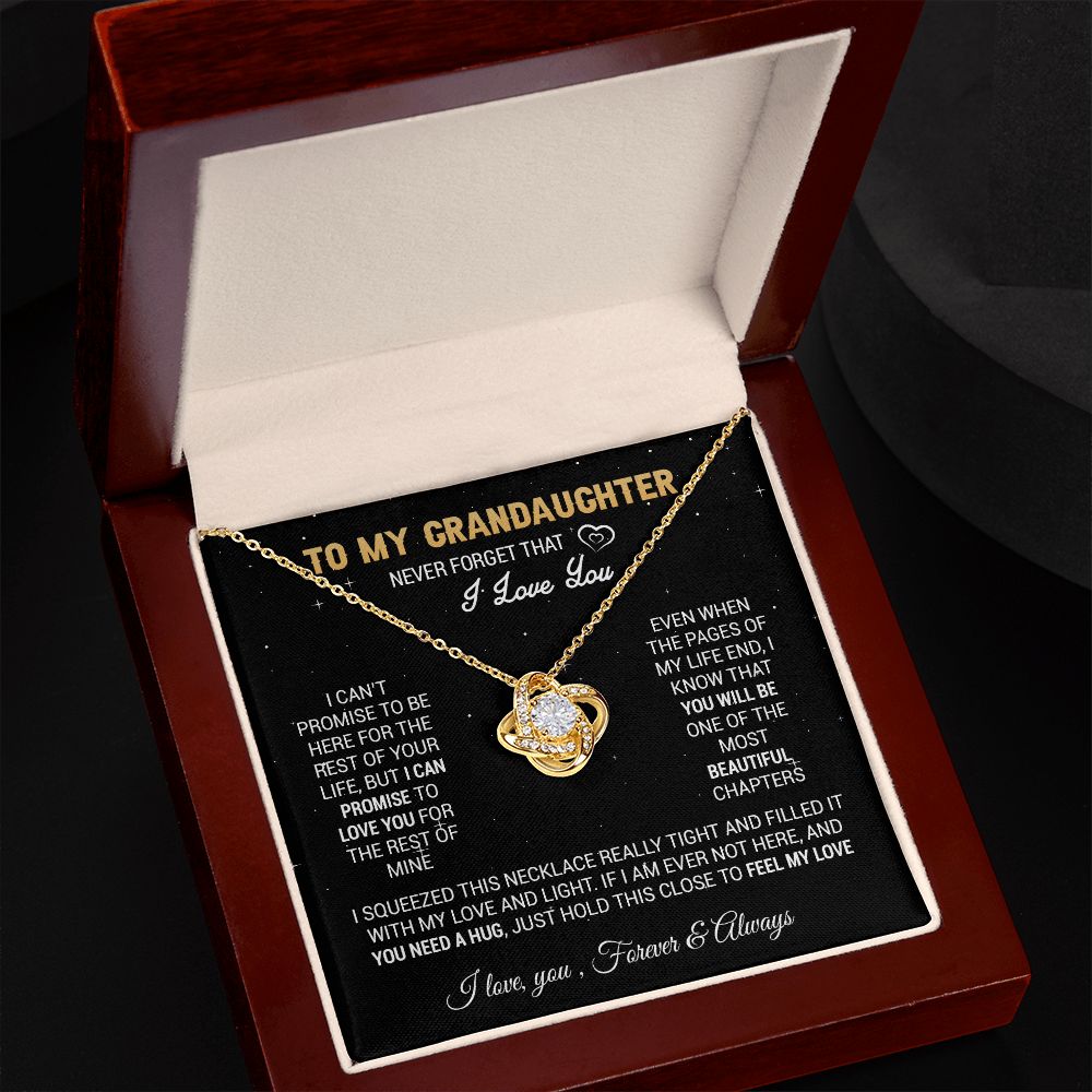 Granddaughter Necklace - Granddaughter Gifts From Grandpa Grandma