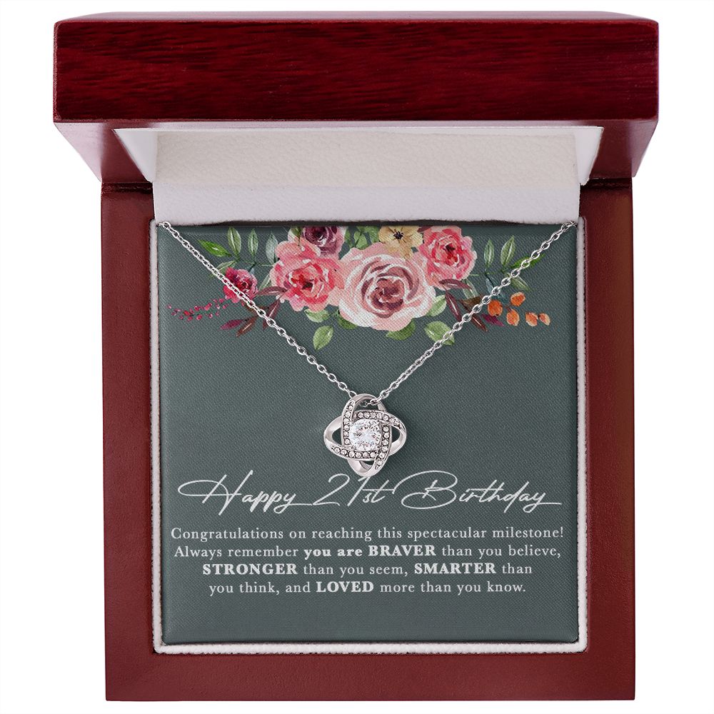 21st Birthday Gift For Her Necklace, Daughter 21st Birthday, 21st Birthday Gift