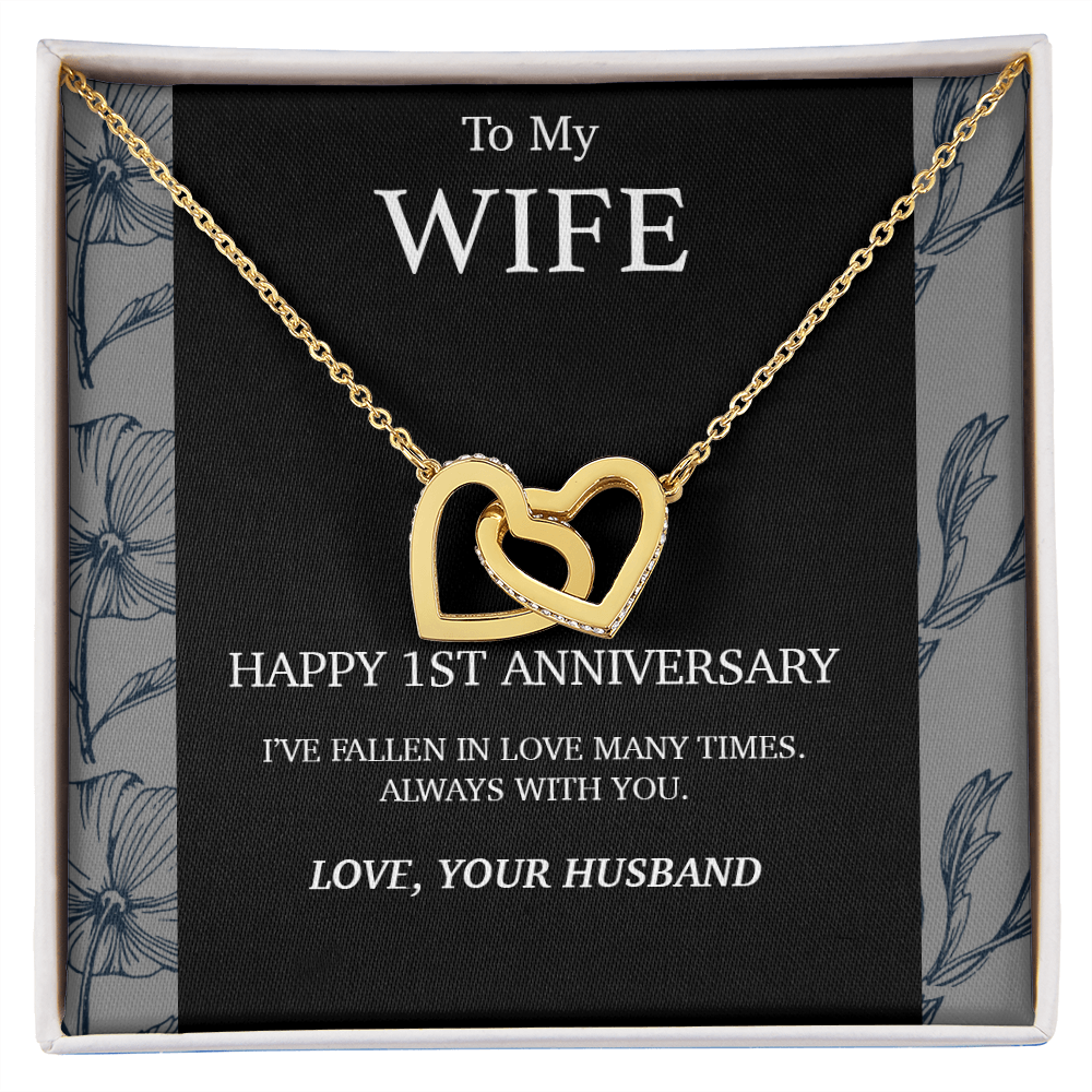 1 Year Anniversary Gift For Wife Necklace, Year Anniversary Gifts,1 Year Wedding