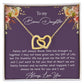 To My Bonus Daughter Necklace, Gift For Daughter, Step Daughter, Christmas Gift