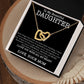 To My Beautiful Daughter Necklace, Necklace for Daughter, Daughter Gifts