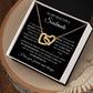 To My Beautiful Soulmate Necklace, Gift for Wife, Girlfriend, Anniversary Gift