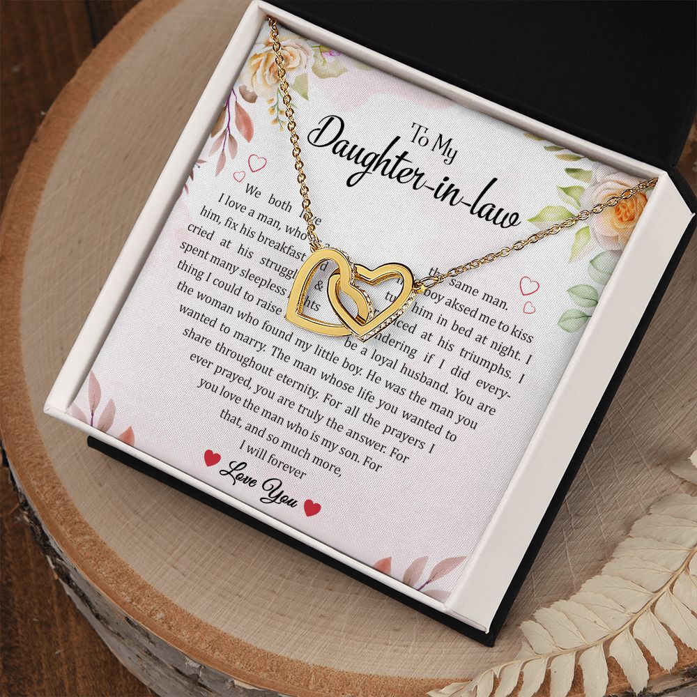 To My Daughter-In-Law Necklace, Jewelry From Mother-In-Law, Birthday Gift