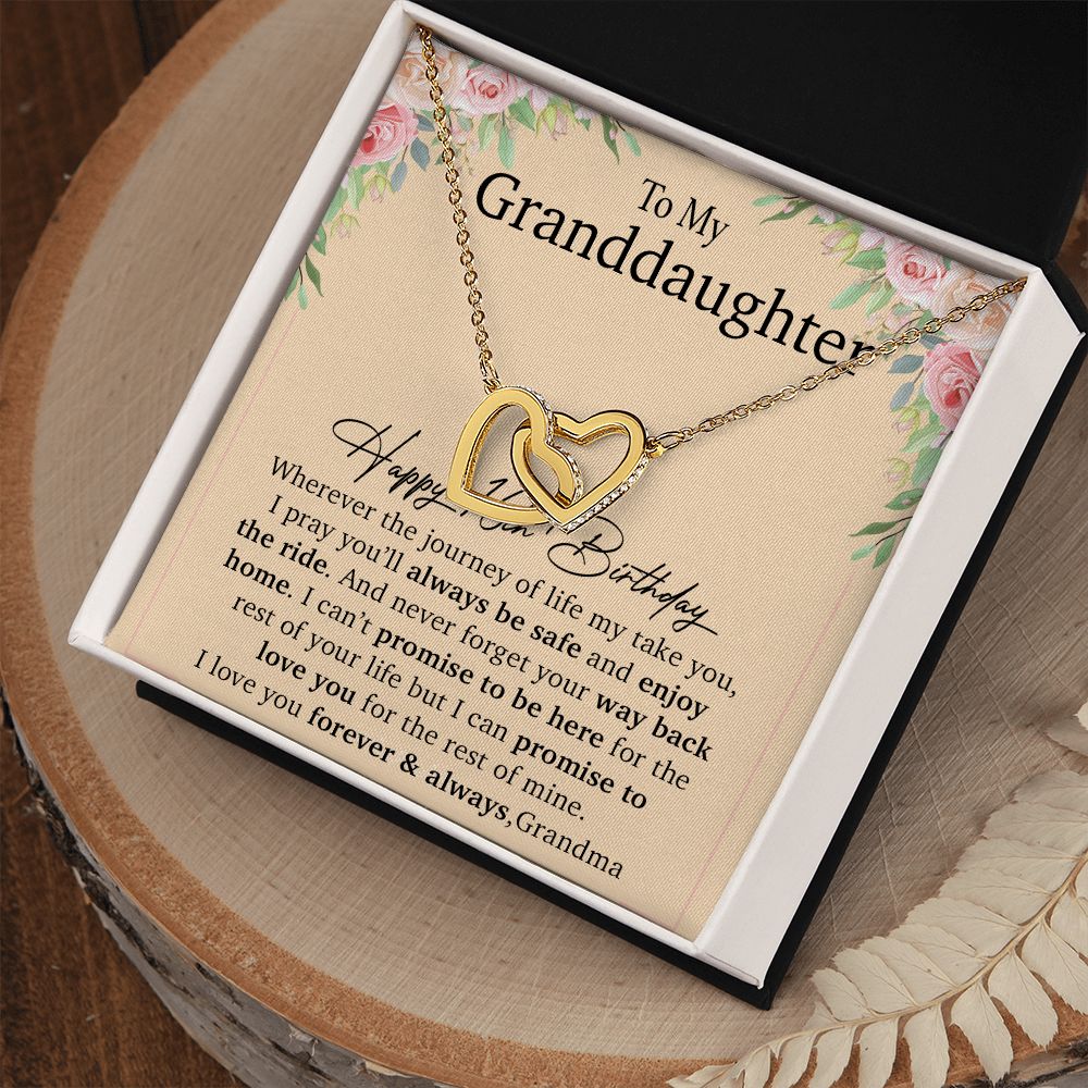Happy 16th Birthday, To My Granddaughter Necklace, Gift For Granddaughter