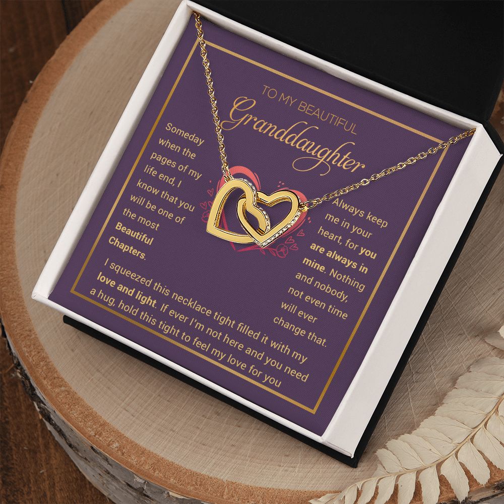 Granddaughter Necklace - Granddaughter Gifts From Grandpa Grandma