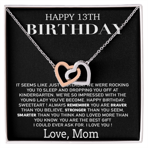 13th Birthday Gift Necklace,13th Birthday Girl ,Gift for 13 Year Old Girl Gifts