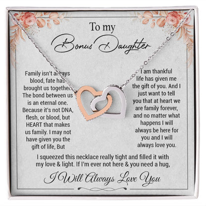 To my bonus daughter necklace
