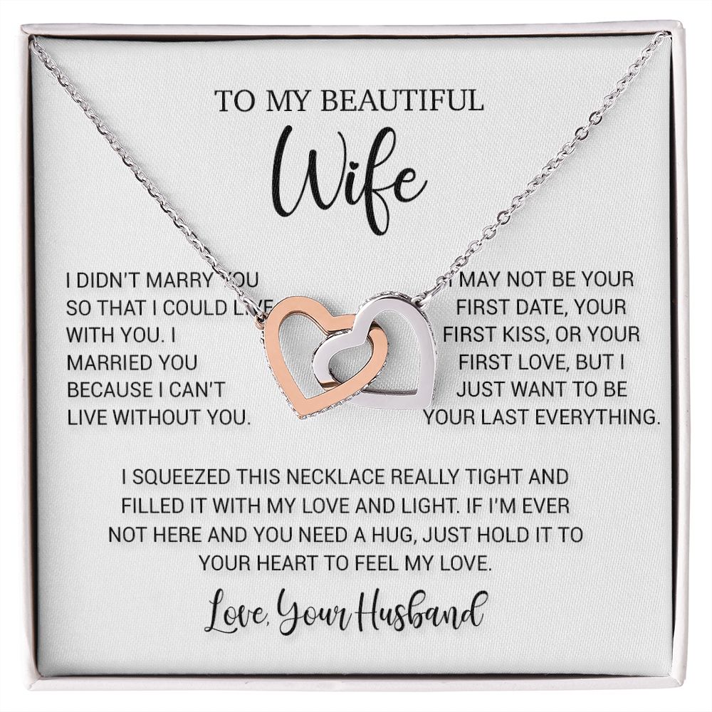 To My Wife Necklace, Valentine Gift For Her, Gift For Her, Gift For Soulmate