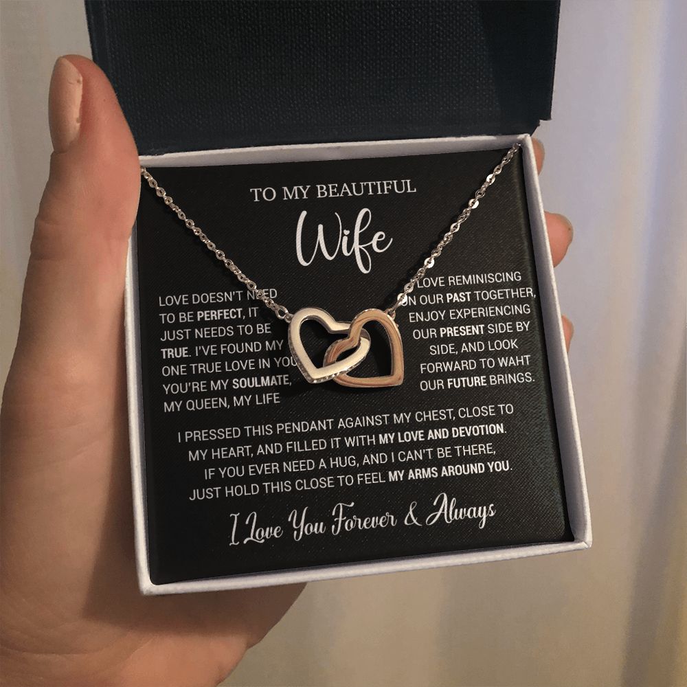 To My Wife Necklace, Valentine Gift For Her, Gift For Soulmate, Gift For Her