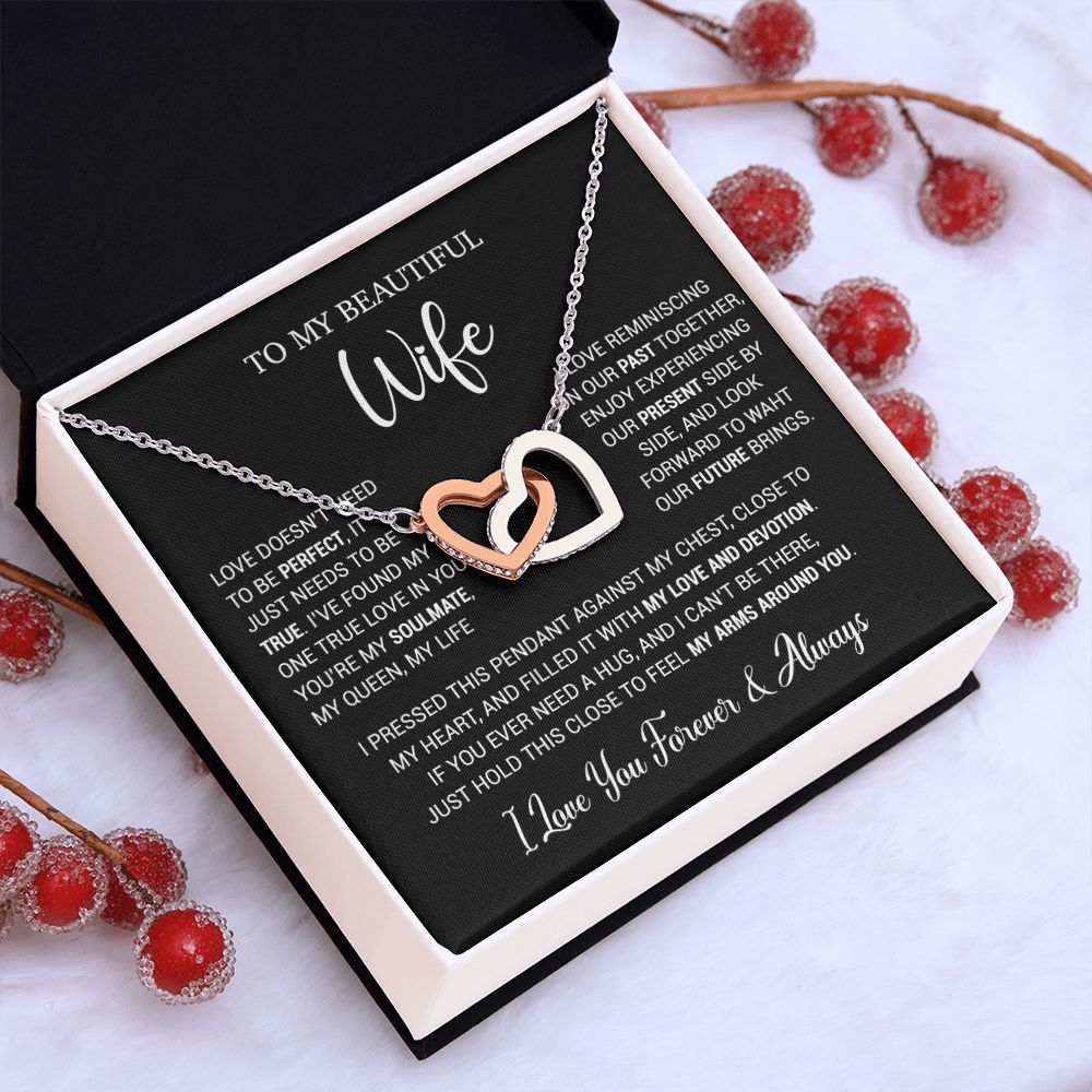 To My Wife Necklace, Valentine Gift For Her, Gift For Soulmate, Gift For Her
