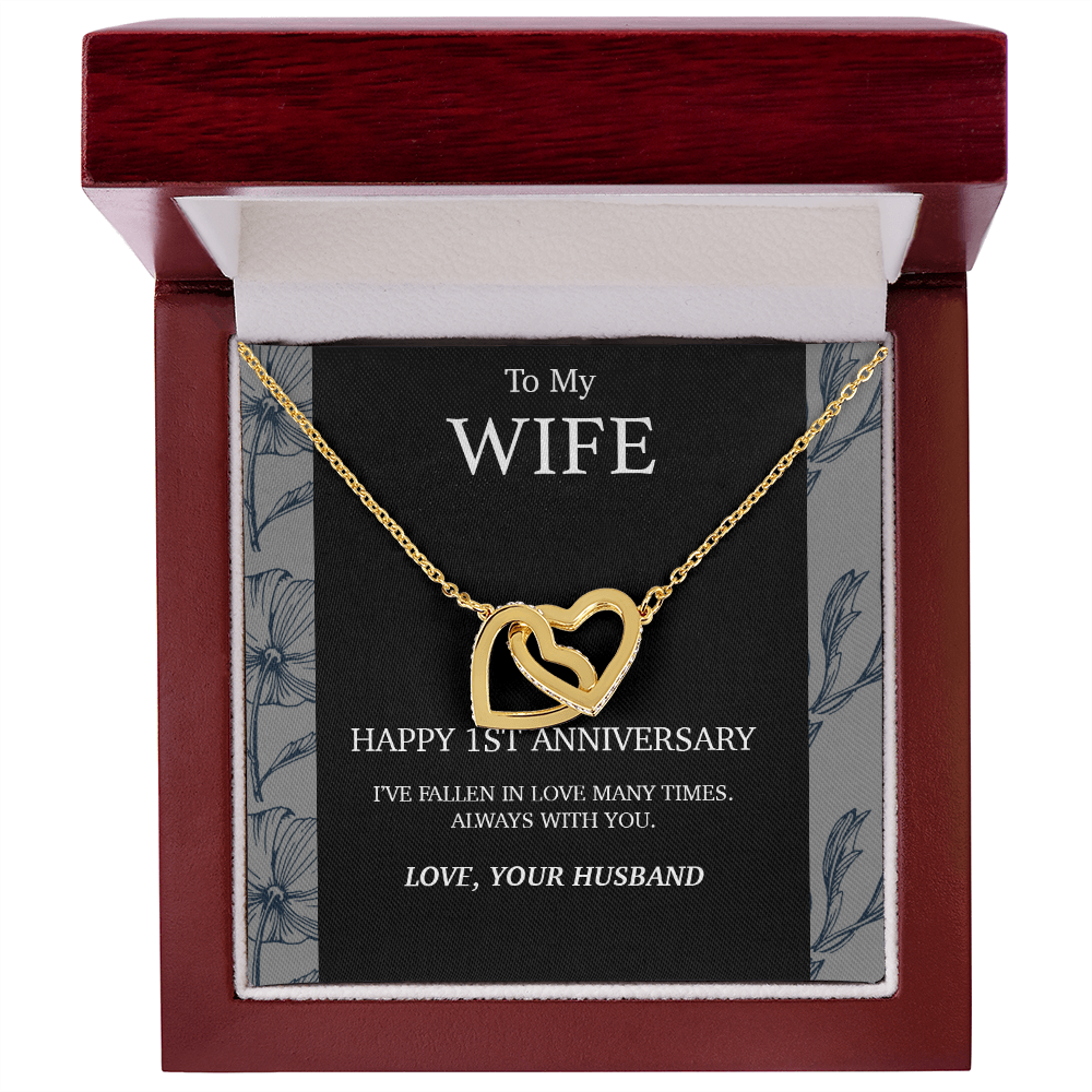 1 Year Anniversary Gift For Wife Necklace, Year Anniversary Gifts,1 Year Wedding