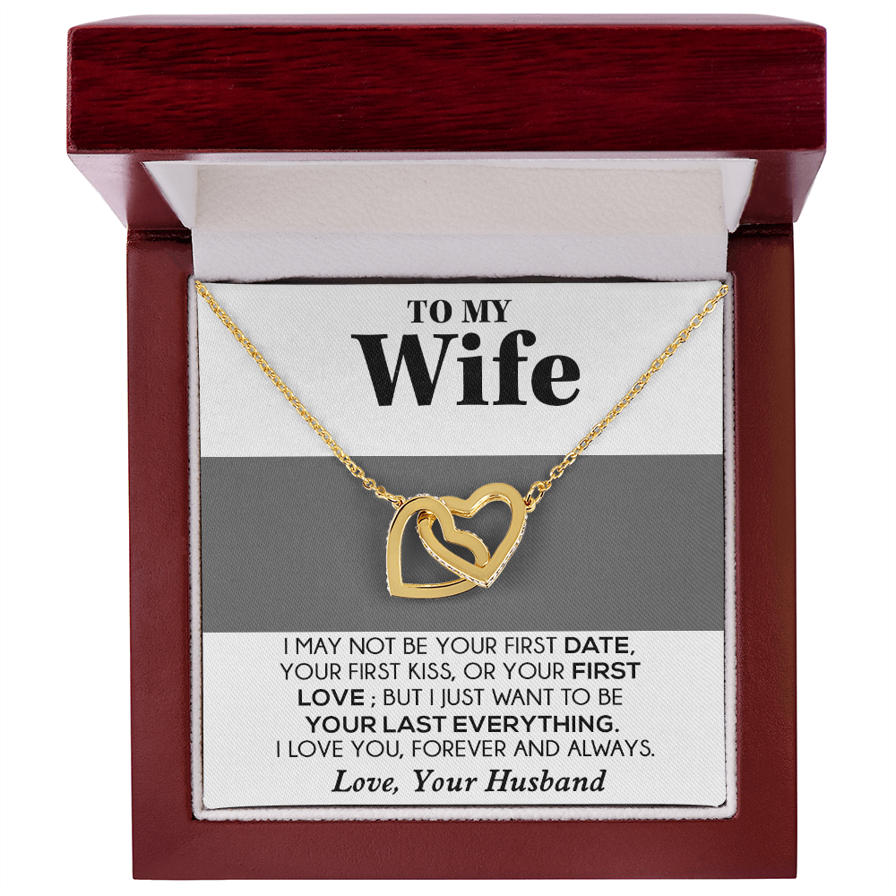 To My Wife Necklace, Engagement Gift for Wife, Birthday Gift