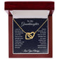 Granddaughter Necklace - Granddaughter Gifts From Grandpa Grandma