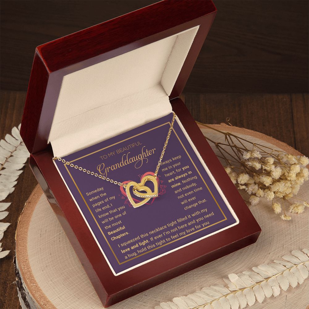 Granddaughter Necklace - Granddaughter Gifts From Grandpa Grandma