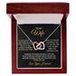 88To My Wife Necklace, Gift For Wife, Anniversary Gift For Wife, Necklace For Wife