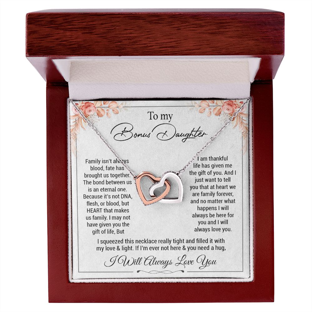 To my bonus daughter necklace