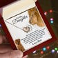 22To My Daughter Necklace, Gift For Daughter From Dad, Daughter Father Lion Gift