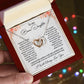 To my bonus daughter necklace