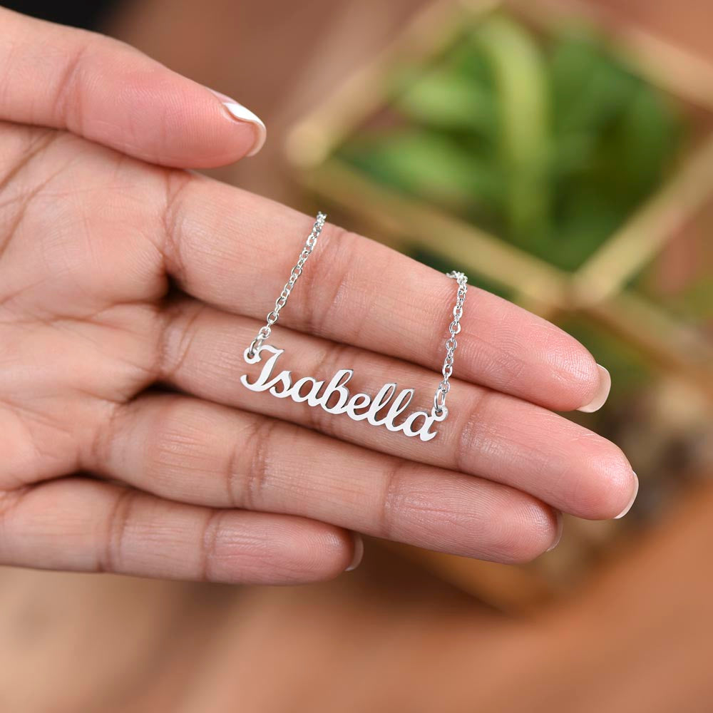 To My Soulmate Custom Name Necklace,Christmas Gift, Gift For Soulmate