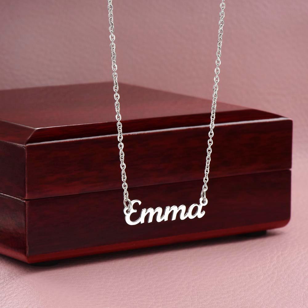 To My Soulmate Custom Name Necklace,Christmas Gift, Gift For Soulmate
