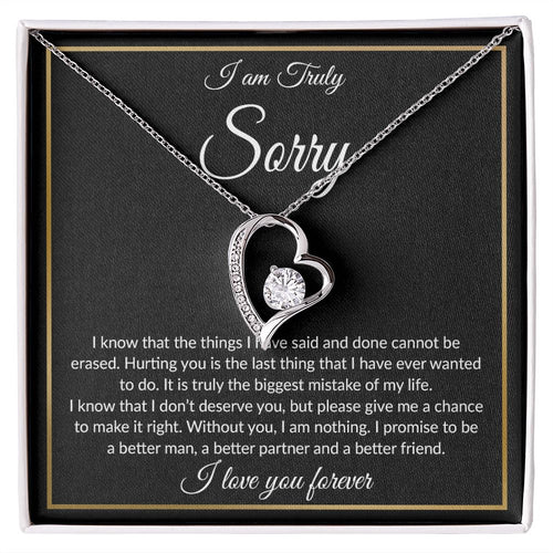 I'm Sorry Necklace Gifts, Apology Gifts For Her, Forgiveness Gift