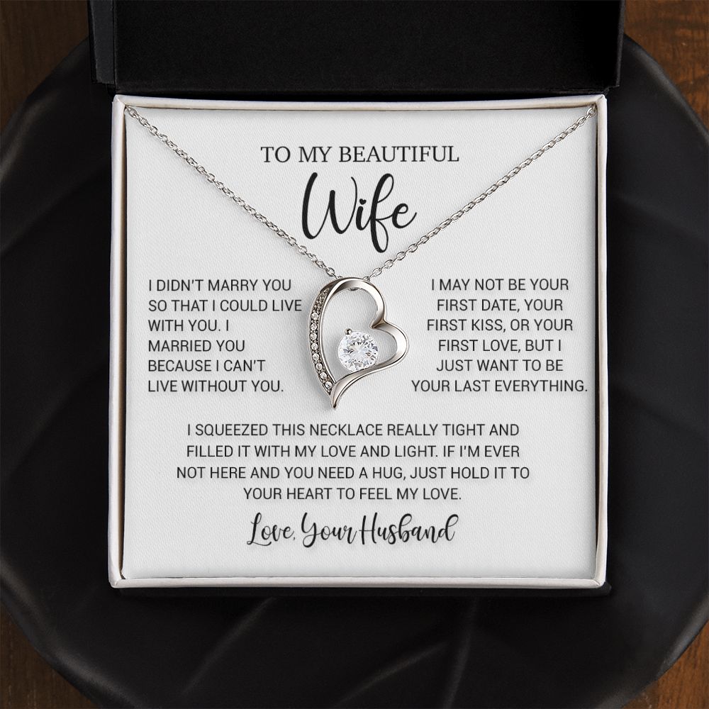 To My Wife Necklace, Valentine Gift For Her, Gift For Her, Gift For Soulmate